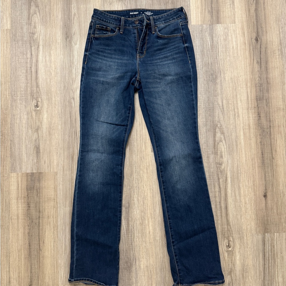 Old Navy Dark Blue Boot Cut Jeans